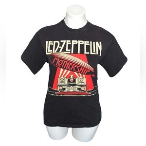 Vintage Led Zeppelin Mothership Black T-Shirt Hanes